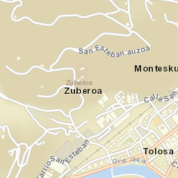 Tolosa Street Map