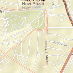 Novi Pazar Street Map