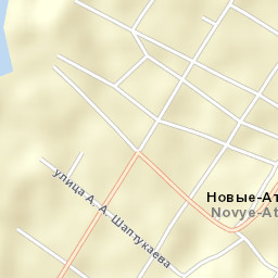 Novyye Atagi Street Map