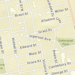 Woodstock Street Map