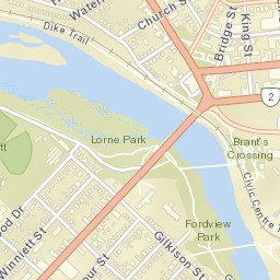 Brantford Street Map