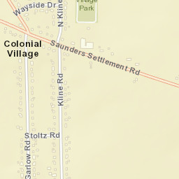 Colonial Village New York Street Map