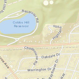 Cobbs Hill New York Street Map