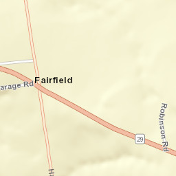 Fairfield New York Street Map