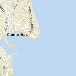 Camariñas Street Map