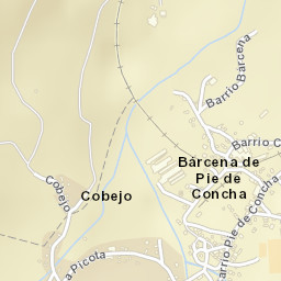 Bárcena de Pie de Concha Street Map