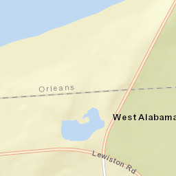 West Alabama New York Street Map