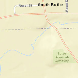 South Butler New York Street Map