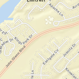 Elmcrest New York Street Map