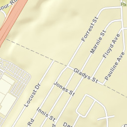 Deerfield Heights New York Street Map