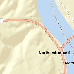 Northumberland New York Street Map