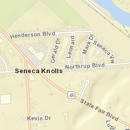Seneca Knolls New York Street Map