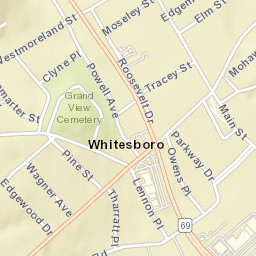 Whitesboro New York Street Map