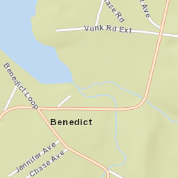 Benedict New York Street Map
