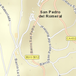 San Pedro del Romeral Street Map