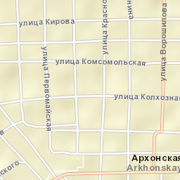 Arkhonskaya Street Map