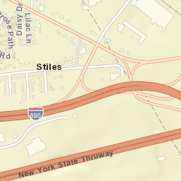 Stiles New York Street Map