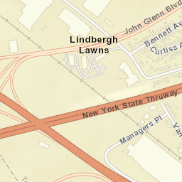 Lindbergh Lawns New York Street Map