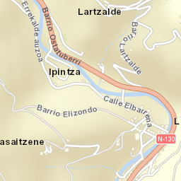 Lizartza Street Map