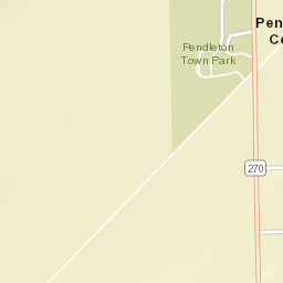 Pendleton Center New York Street Map
