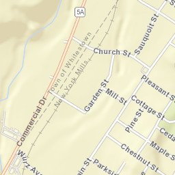 New York Mills New York Street Map