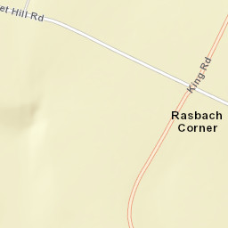 Rasbach Corner New York Street Map