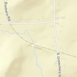 Greenfield New York Street Map