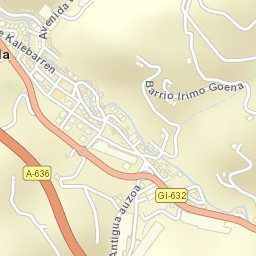 Antzuola Street Map