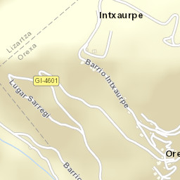 Orexa Street Map