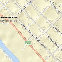 Mikhaylovskoye Street Map