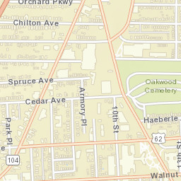 Niagara Falls New York Street Map