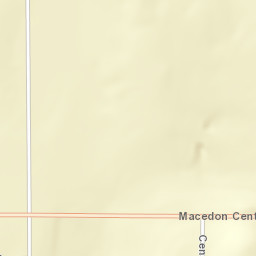 Macedon Center New York Street Map