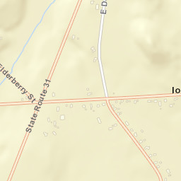 Ionia New York Street Map
