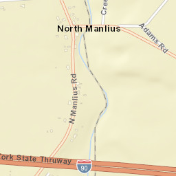 North Manlius New York Street Map