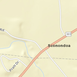 Sconondoa New York Street Map
