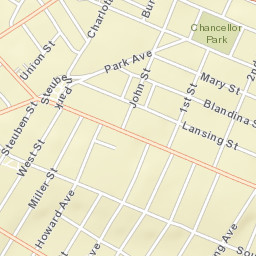 Utica New York Street Map