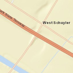 West Schuyler New York Street Map