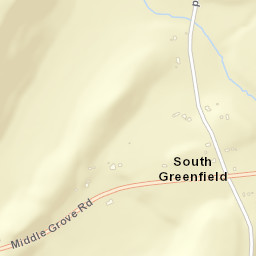 South Greenfield New York Street Map