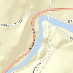 Center Falls New York Street Map