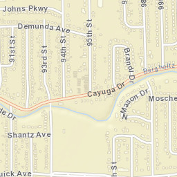 Black Creek Village New York Street Map