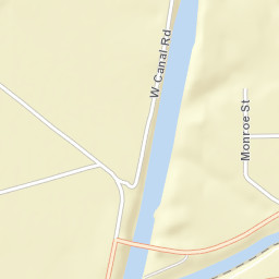 Pendleton New York Street Map