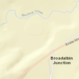 Broadalbin Junction New York Street Map