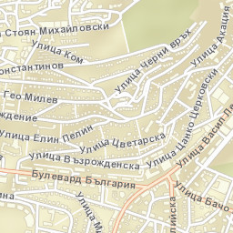 Veliko Tŭrnovo Street Map