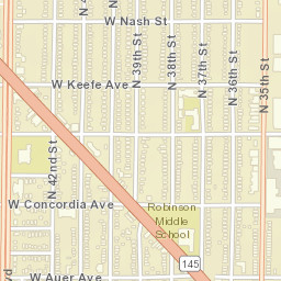 3221 North 38th Street, Milwaukee, WI Street Map