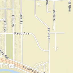 Love Canal New York Street Map