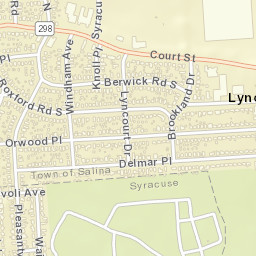 Lyncourt New York Street Map