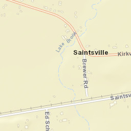 Saintsville New York Street Map