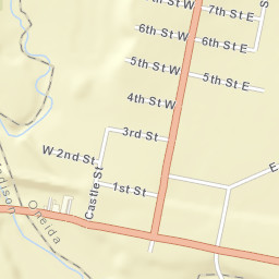 Oneida Castle New York Street Map