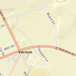 Vernon New York Street Map
