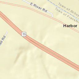 Harbor New York Street Map